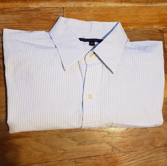 TOMMY HILFIGER: DRESS SHIRT. Size- L - Picture 10 of 11
